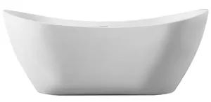 Ванна акриловая Abber (1800х800) отдельностоящая, слив-перелив, белая AB9322