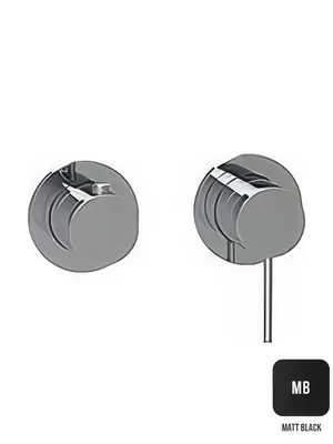 Смеситель для ванны/душа Almar на 2-3 потребителя, расположение вер/гор, цвет черный матовый E180141.MB