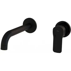 Смеситель для раковины Paini однозахватный,встраиваемый,фикс. излив,черный P4YO208