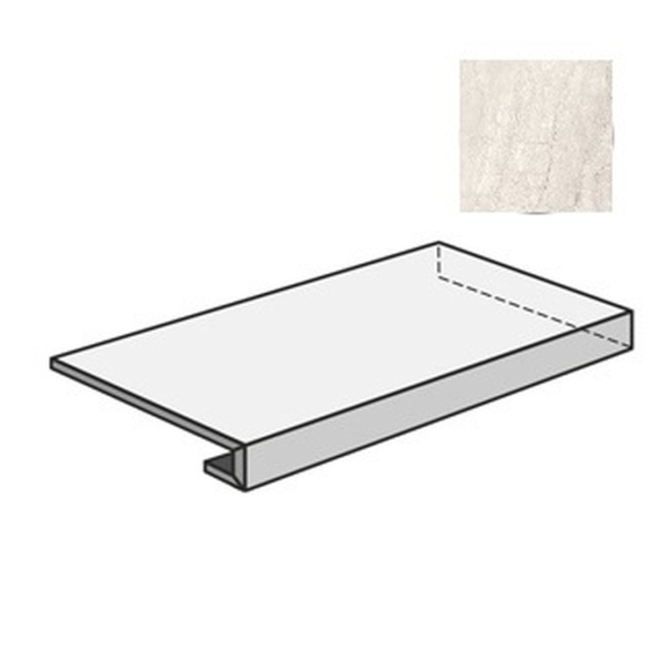 Sant Agostino Mystic CSAGADMI12 DX Nat Ivory 33x120 матовая