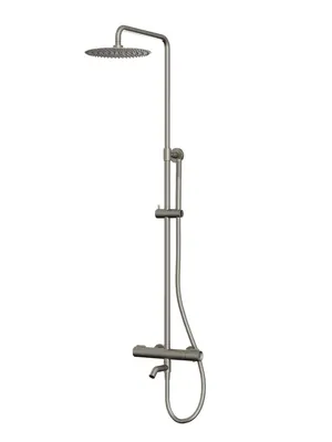 Душевая система Paini 78PW687THSSD250F1B термостат, поворотный излив, верхний/ручной душ, никель