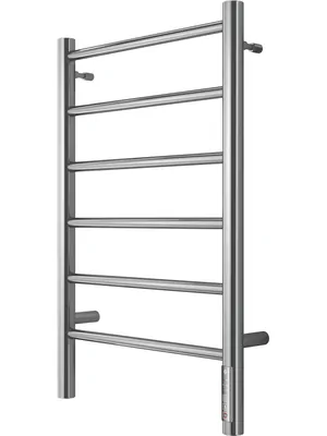 Полотенцесушитель TERMINUS П6 (ШВ:400х650) электро, нерж.сталь, quick touch, правый