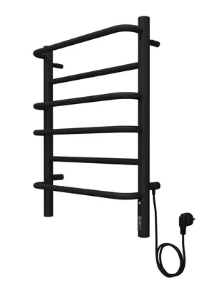 Полотенцесушитель TERMINUS П6 (ШВ:482х600) электро, диммер, КС черный муар