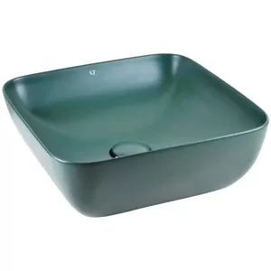Раковина накладная AeT Italia Square 425х425х155 зеленый мох матовый L602T0R0V0143