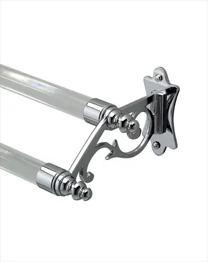 Полотенцедержатель двойной Devon&Devon L-555 DD100CR хром