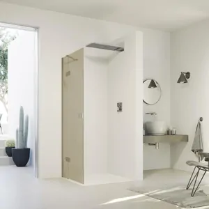 Душевая дверь HUPPE Pure 900х2000 левая, профиль бронза/стекло бронза 7T0302.998.341