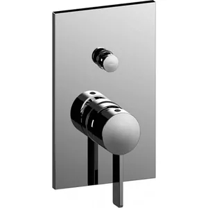 Смеситель для ванны/душа Paffoni RO015CR встраиваемый, однозахватный, 2 выхода, цвет: хром