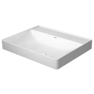 Раковина Duravit 600х470 без отверстия под смеситель, без перелива 2354600070