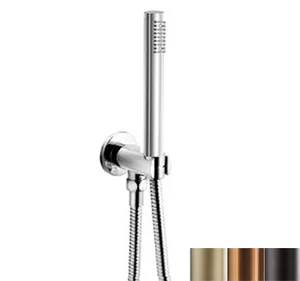 Душевой набор Fantini лейка, шланг 150см, шланговое соединение, покрытие PVD 5944