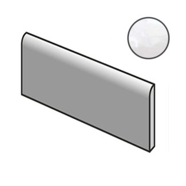 Equipe Masia 21132 Bullnose Blanco Brillo 7,5x15 глянцевая