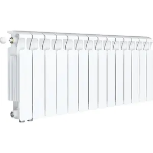 Радиатор биметаллический Rifar Ventil MVL 300 нижнее левое подкл, 14 секций, 50мм RM30014НЛ50