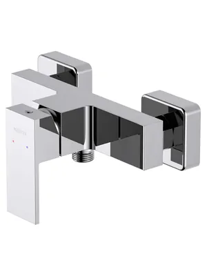 Смеситель для душа Aquatek AQ1660CR настенный, однозахватный, без излива, цвет: хром