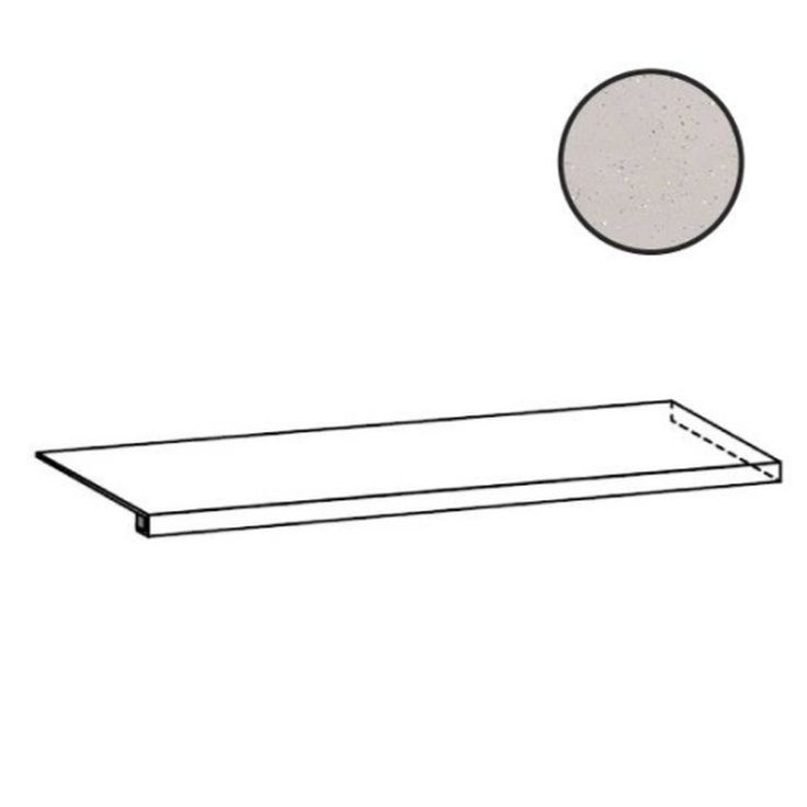 Sant Agostino Deconcrete CSAGDDIP12 Ang Gradone De Micro Dx Pearl 33x120 матовая