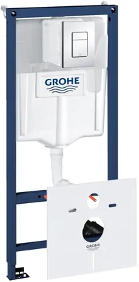 Grohe Инсталляция для подвесного унитаза 3882700 5 в 1, с Grohe Fresh (клавиша Skate Cosmo)
