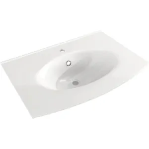 Раковина керамическая Cezares (75x55) 50132 Bianco