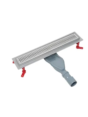 Душевой лоток IDDIS 975B5SB20DZ 500мм, с сифоном, комбинир. затвор, перфовир. решетка, хром