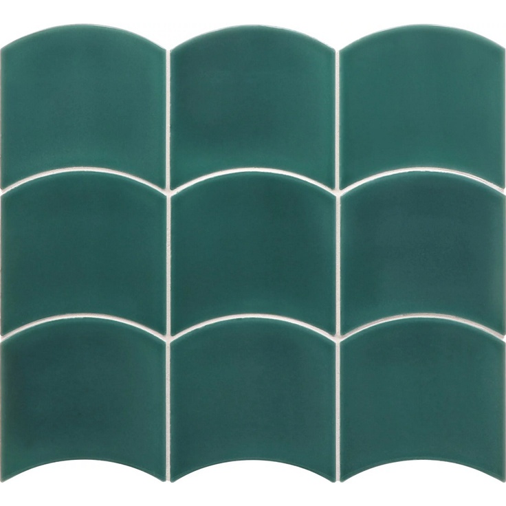 Equipe Wave 28840 Teal Grassy 12x12 глянцевая