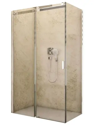 Уголок душевой RIHO GE0902600 (1600х900х2100) раздвижная дверь, хром/стекло прозрачное 8мм