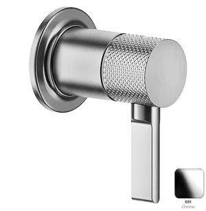 Смеситель Gessi 58109.031 для душа, встраиваемый, на 1 выход, внешняя часть, хром