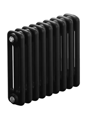 Радиатор стальной трехтрубчатый RIFAR 3037-10 секций, боковое подключение, антрацит