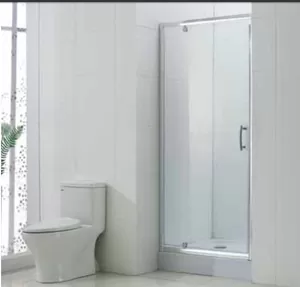 Душевая дверь BAND HOURS 80D (800x1900) раздвижная, прозрачное стекло/профиль хром