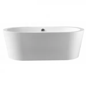 Ванна акриловая отдельностоящая Swedbe 8812 1700х800х580 перелив, донный клапан, белый