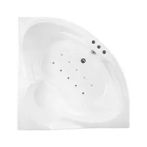 Ванна угловая BACH 143х143 Система 5, аэромассаж, каркас