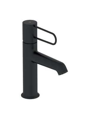 Смеситель Jacob Delafon E21028-BL-BL для раковины, донный клапан, черный