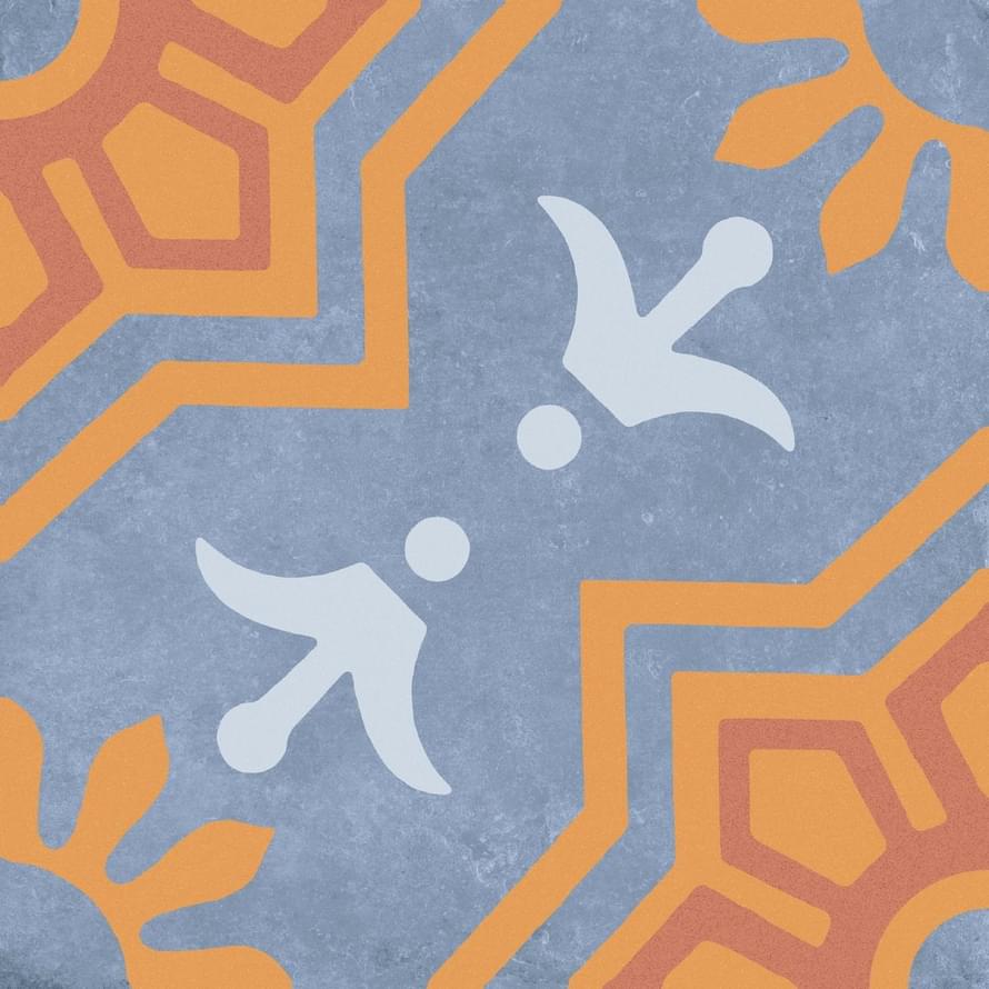 декор Palmas Blue Decor 2 20x20