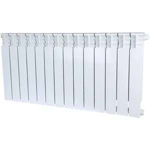 Радиатор STOUT 500 14 секций, биметаллический, нижнее правое подкл, белый SRB-0320-050014