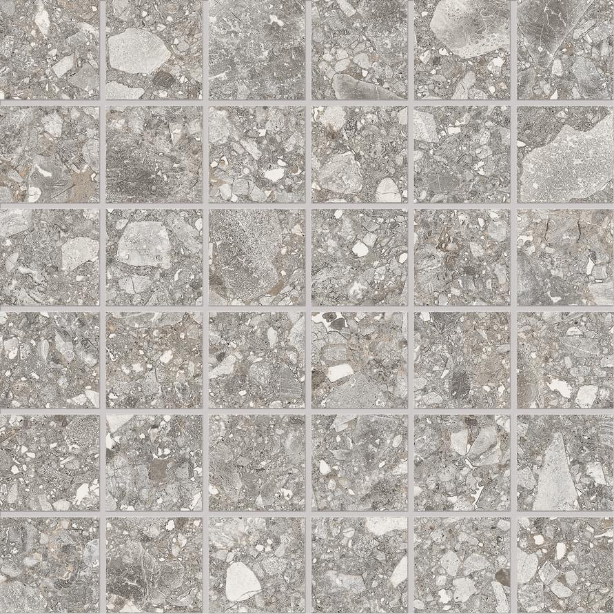 мозаика Lombarda Mosaico 5x5 Grigio Naturale 30x30