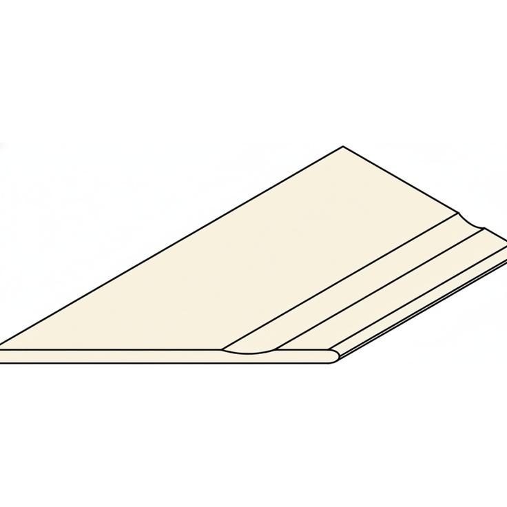 Italon Magma (Магма) 620090001309 X2 Айс бортик с выемкой закругленный Левый 30x120 матовая