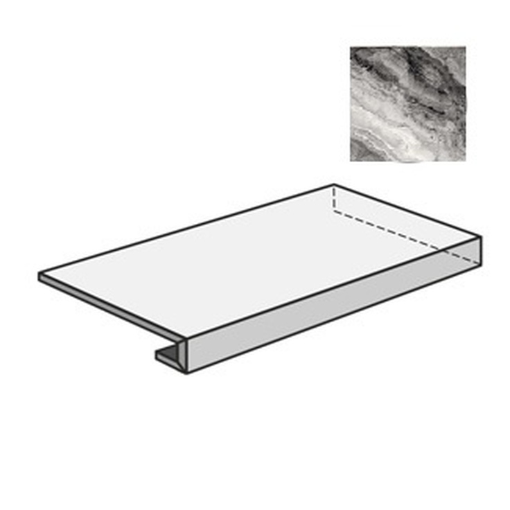 Sant Agostino Mystic CSAGADMK12 DX Nat Dark 33x120 матовая