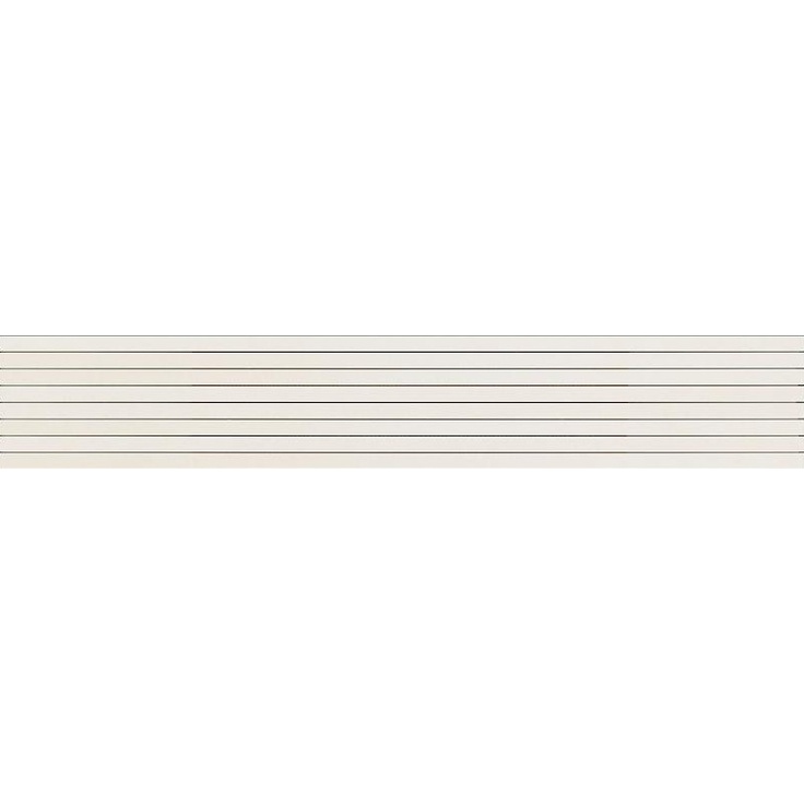 Impronta italgraniti Nuances NU01LT Listello Tratto Bianco 20x120 матовая