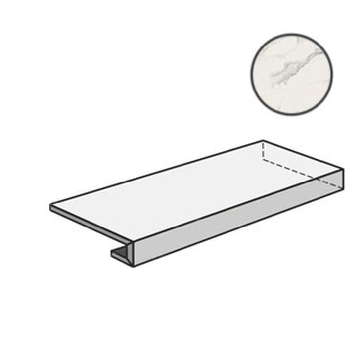 Sant Agostino Trumarmi CSAGATAD12 Ang Gradone Dx Arabescato 33x120 матовая