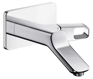 Смеситель Axor 11026 для умывальника однозахватный настенный, донный клапан, излив 200 мм