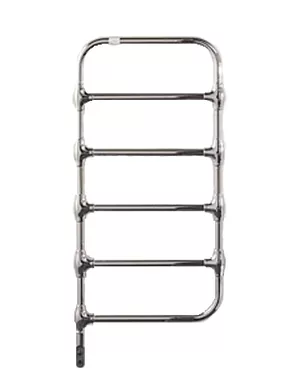 Полотенцесушитель латунный Zehnder NOBE-100-050/DD L (1104х500)левый,электрический, цвет:хром,