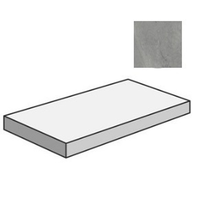 Sant Agostino Bergstone CSAGDBDA12 Gradone Angolare Dx Dark 33x120 матовая