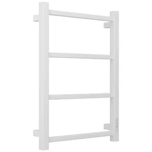 Полотенцесушитель электрический СТИЛЬЕ ФОРМАТ-26 600х400, матовый белый, ТЭН справа, 30526-6040