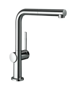 Смеситель Hansgrohe для кухни 270 вытяжной поворотный излив, 1jet Eco, хром 72845000