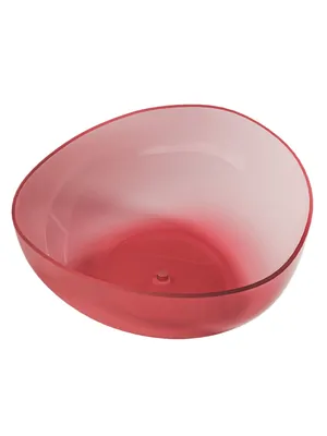 Прозрачная ванна Abber (1500х1500) отдельностоящая, донный клапан, розовая AT9705Koralle