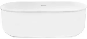 Ванна акриловая BelBagno BB401-1700-800 1700x800x600 отдельностоящая, слив-перелив хром, цвет: белый