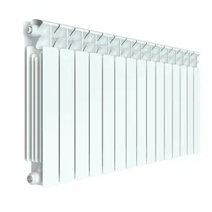 Радиатор биметаллический RIFAR 500 (570х1200х100) 15 секций, 2955Вт, бок.подкл. белый