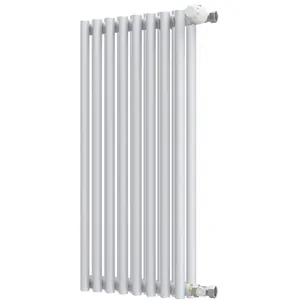Радиатор стальной КЗТО 2-300 (334х281х78) 8 секций, 366 Вт, бок.подкл., белый