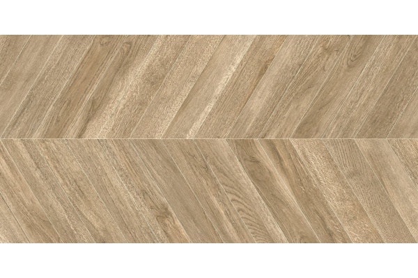 Walnut Chevron Light D120251M Керамогранит матовый карвинг 1200*600 (2 шт в уп/41,76 м в пал) матовая