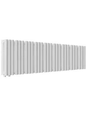 Радиатор стальной Empatiko V LR2 двухтруб 1072х236х122 27 сек НЗ.подкл, 1539Вт, Mild White