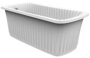 Ванна MIGLIORE 174x83 panello белая панель, фурнитура хром 24253