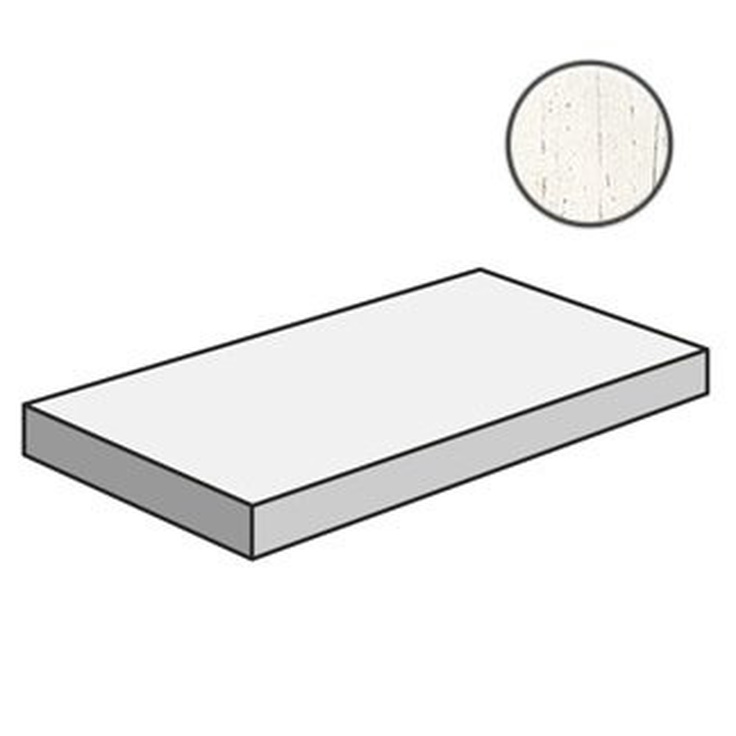 Sant Agostino Blendart CSAGADBW12 Gradone Angolare Dx White 33x120 матовая