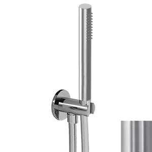 Душевой набор Fantini AA/27 (ручной душ, держатель, шланг 150см) матовая натуральная сталь 81938125