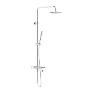 Душевая система Damixa со смесителем, полка, цвет хром 936740000